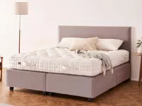 Bed with Muses headboard by Vispring