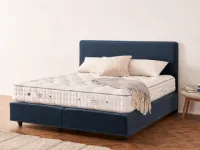 Bed with Rhea headboard by Vispring