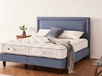 Bed with Helios headboard by Vispring