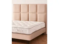 Bed with Atlas headboard by Vispring