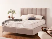 Bed with Ceto headboard by Vispring