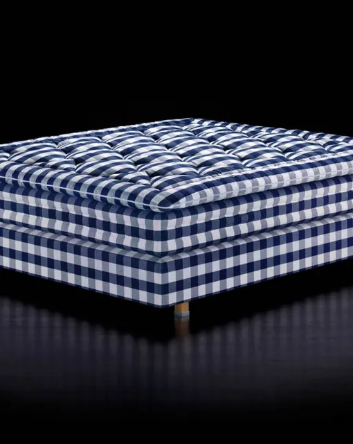 Eala fabric bed by Hastens