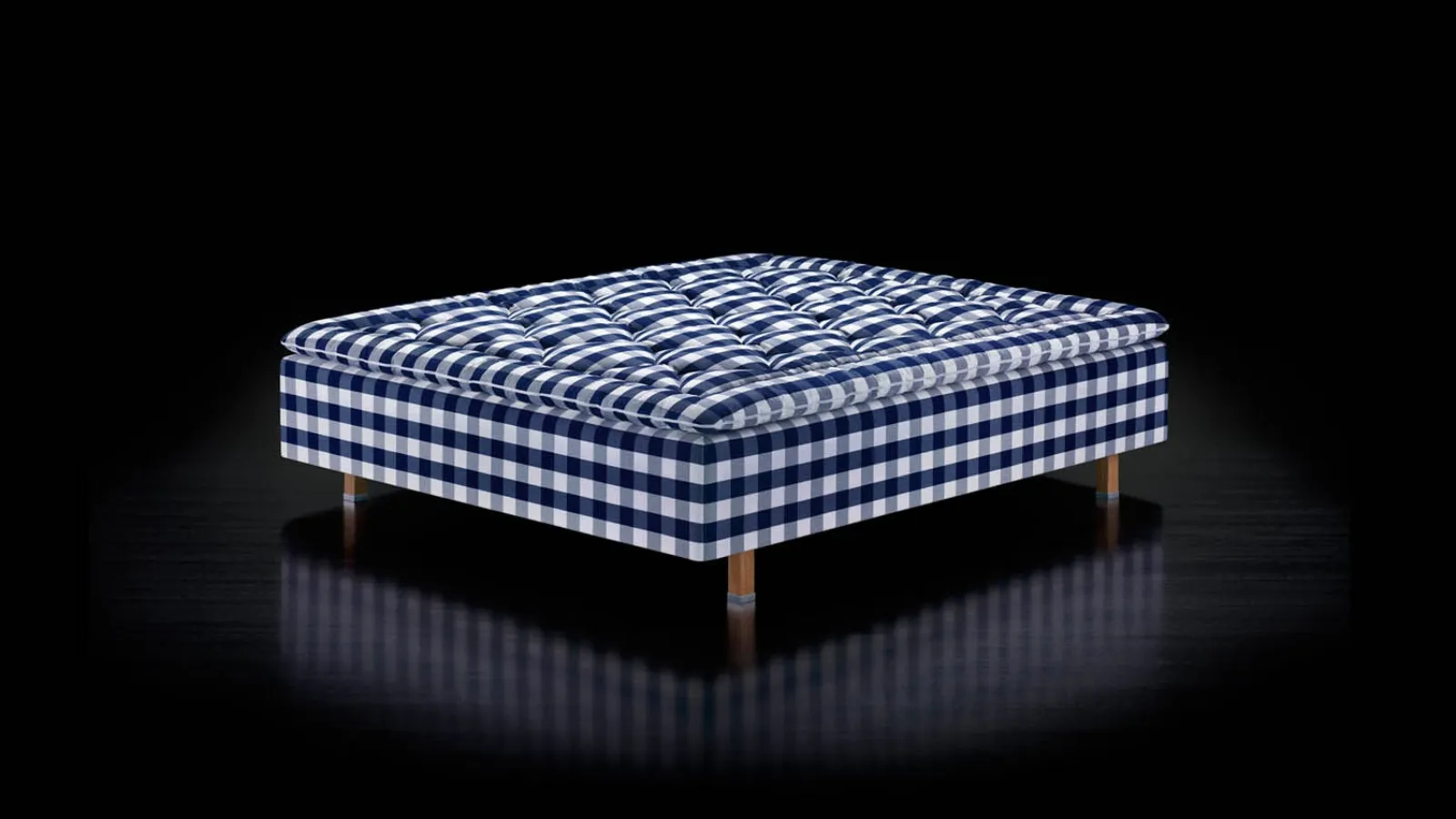 Hastens Excel fabric upholstered bed frame