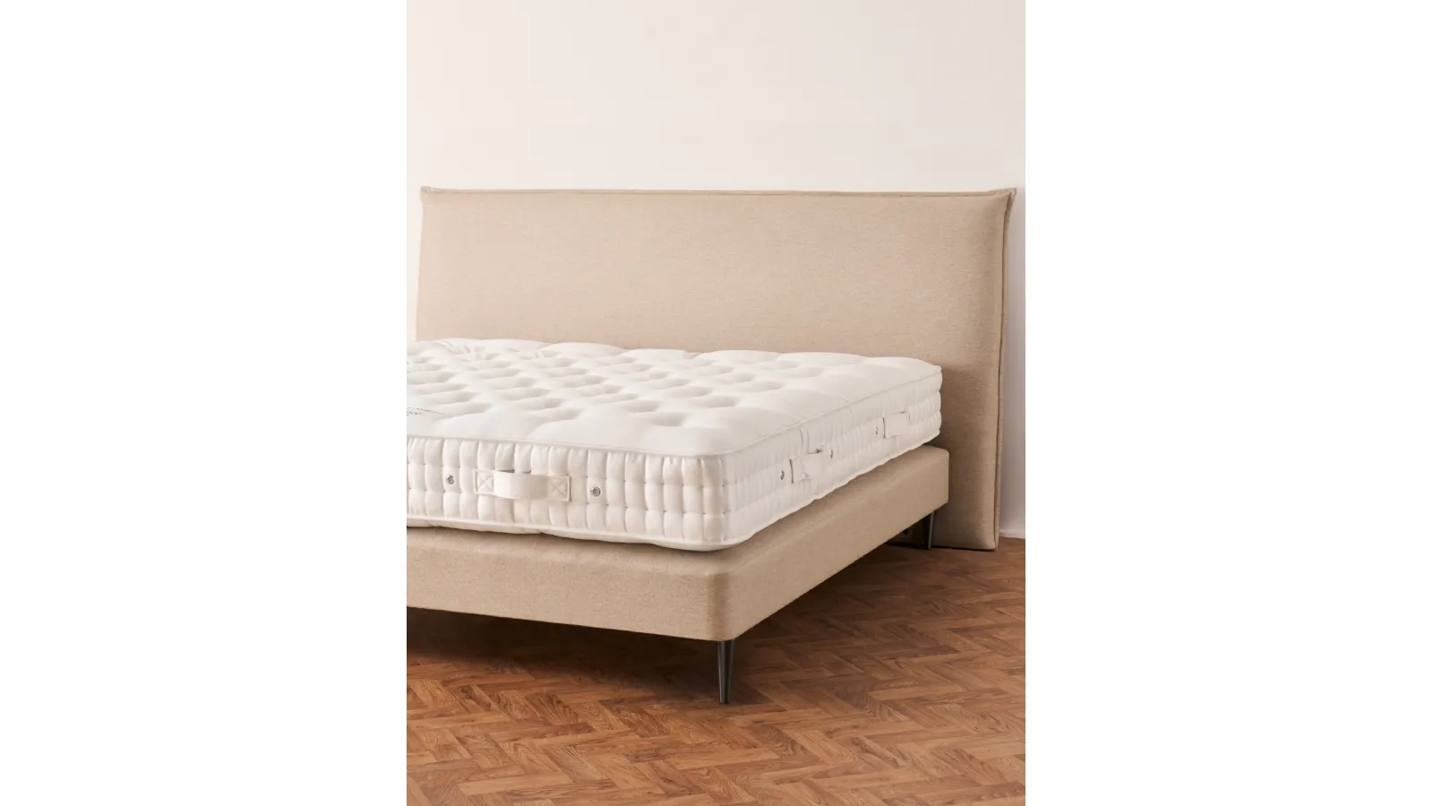 Langley upholstered bed by Vispring