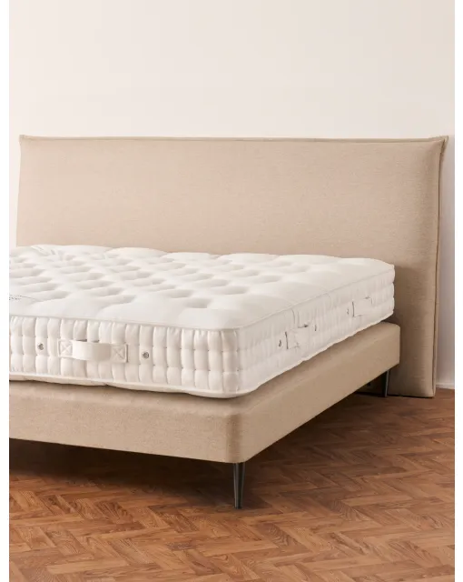 Langley upholstered bed by Vispring