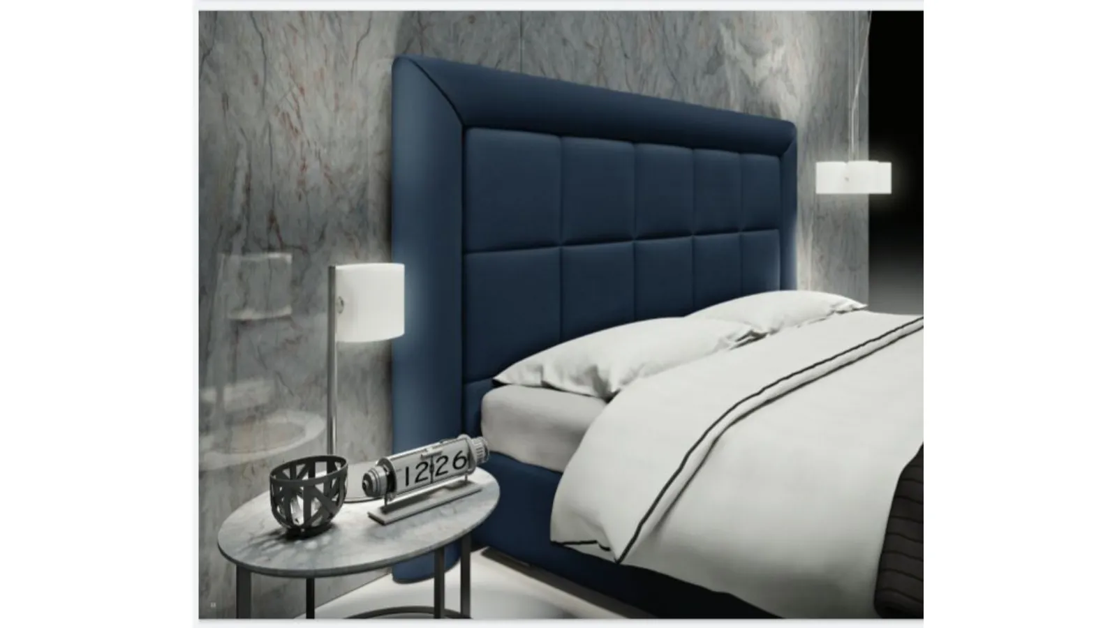 Leonardo Bed with Plaza Headboard