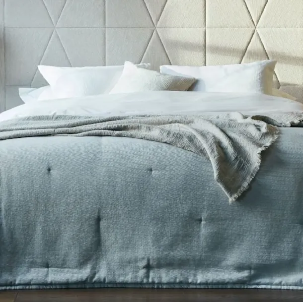 Luxury dresses the bed