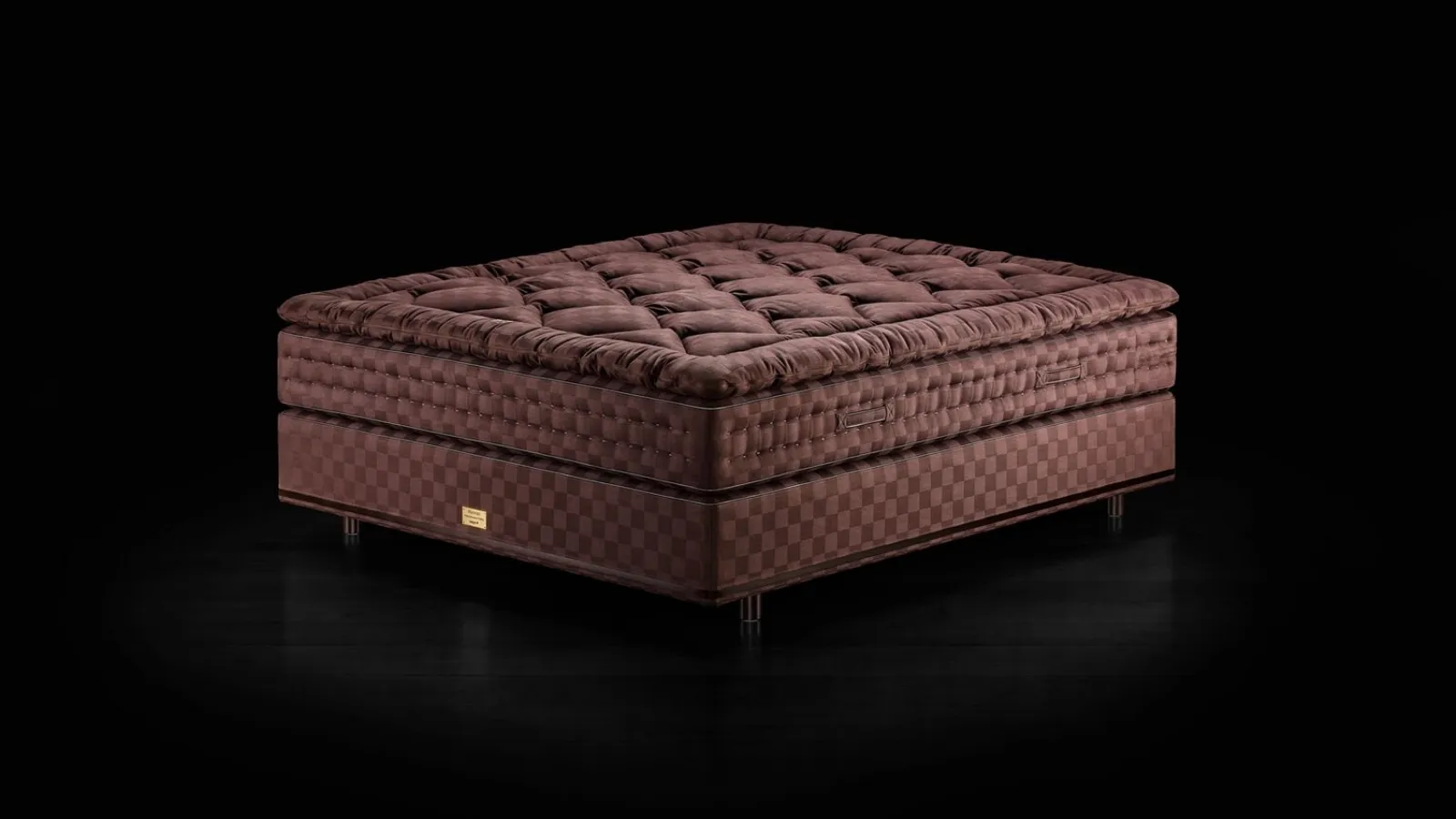 Marwari Sommier Bed in Hastens Fabric