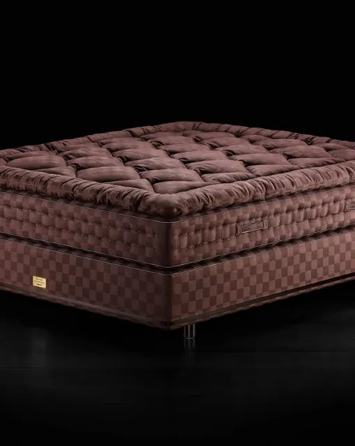 Marwari Sommier Bed in Hastens Fabric