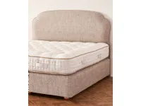 Bed with Moncorvo headboard by Vispring