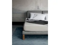 Fabric bed with Soft to the Touch headboard by Midsummer Milano