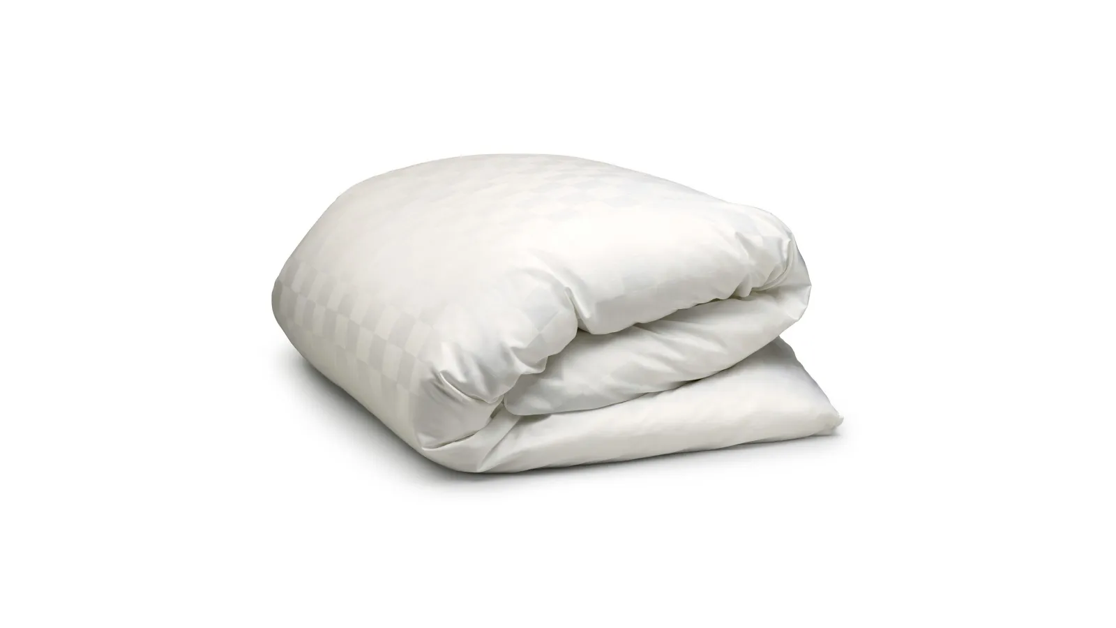 Satin Check Duvet Cover