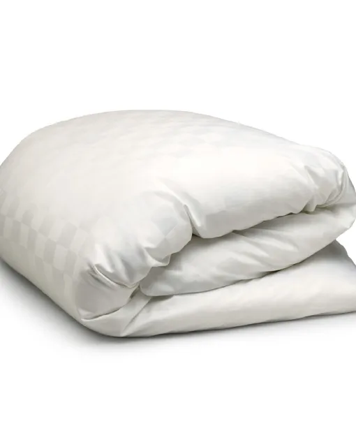 Satin Check Duvet Cover