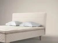 Bed with padded headboard Duxiana view