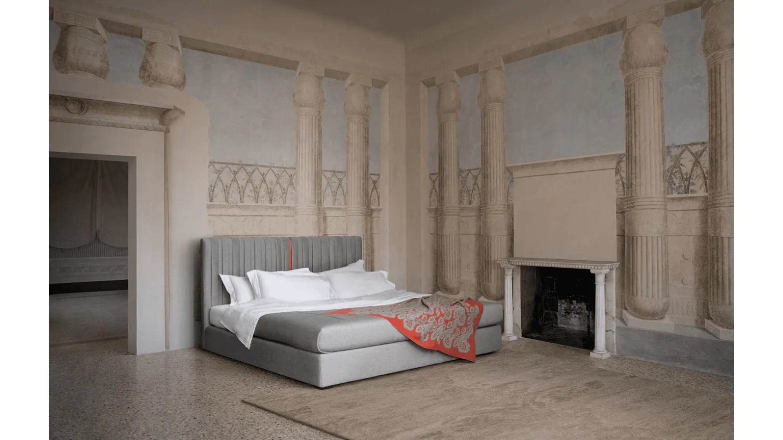 Cashmere Couture bed by Midsummer Milano